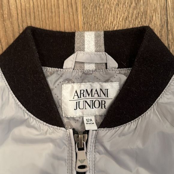 Giorgio Armani Junior Boy’s Grey Jacket Size 12 - Picture 5 of 6